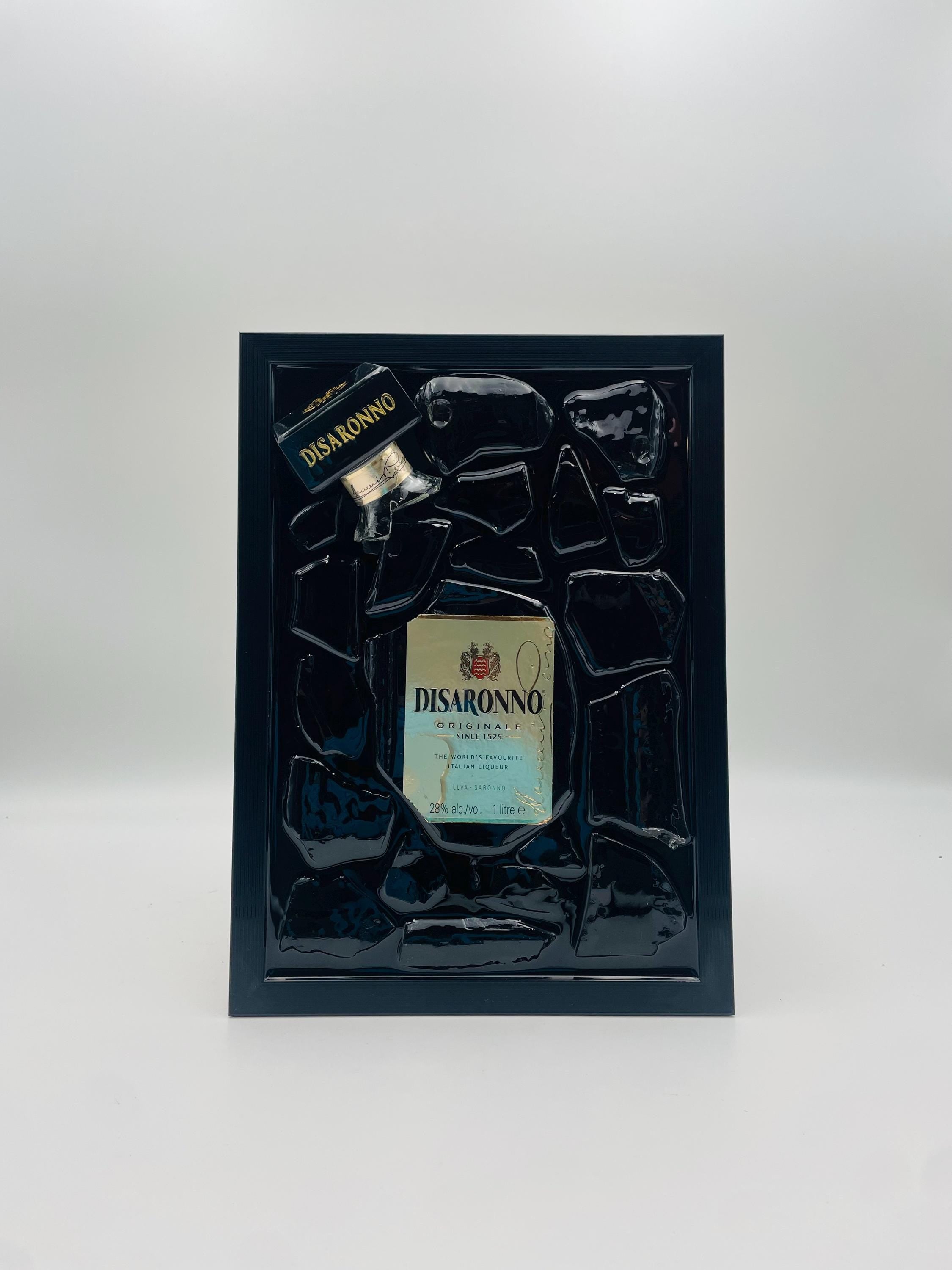 Disaronno Broken Bottle Art