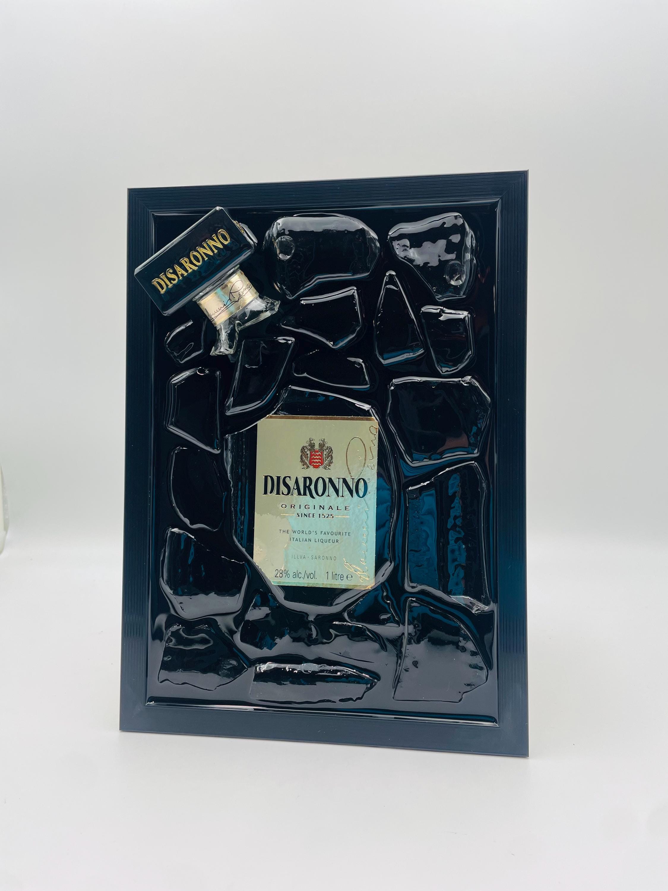 Disaronno Broken Bottle Art