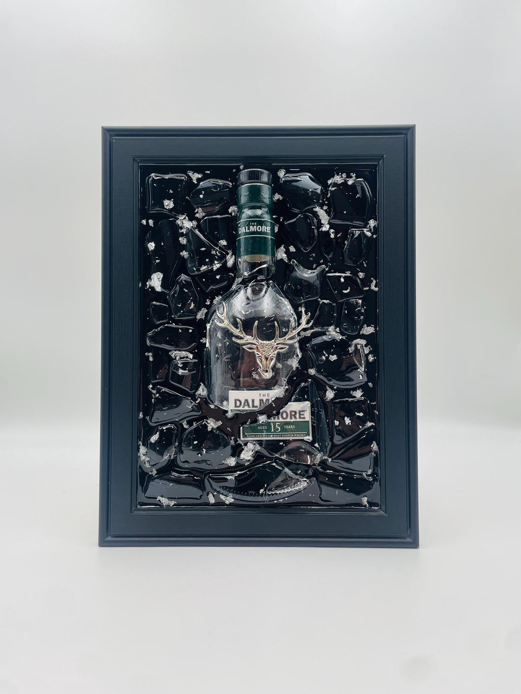 Dalmore Whiskey Broken Bottle Art