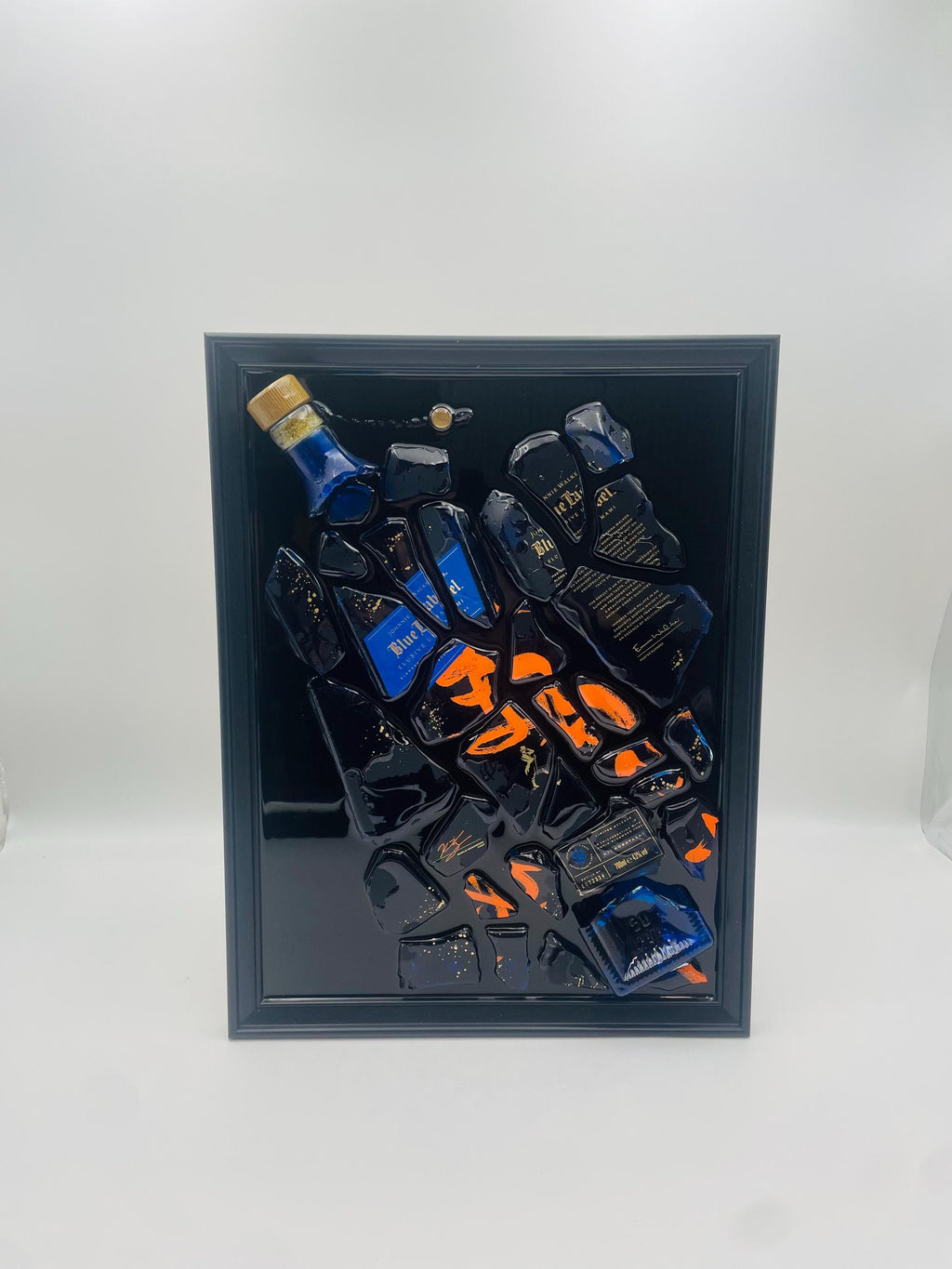 Johnnie Walker Blue Label Umami Broken Bottle Art