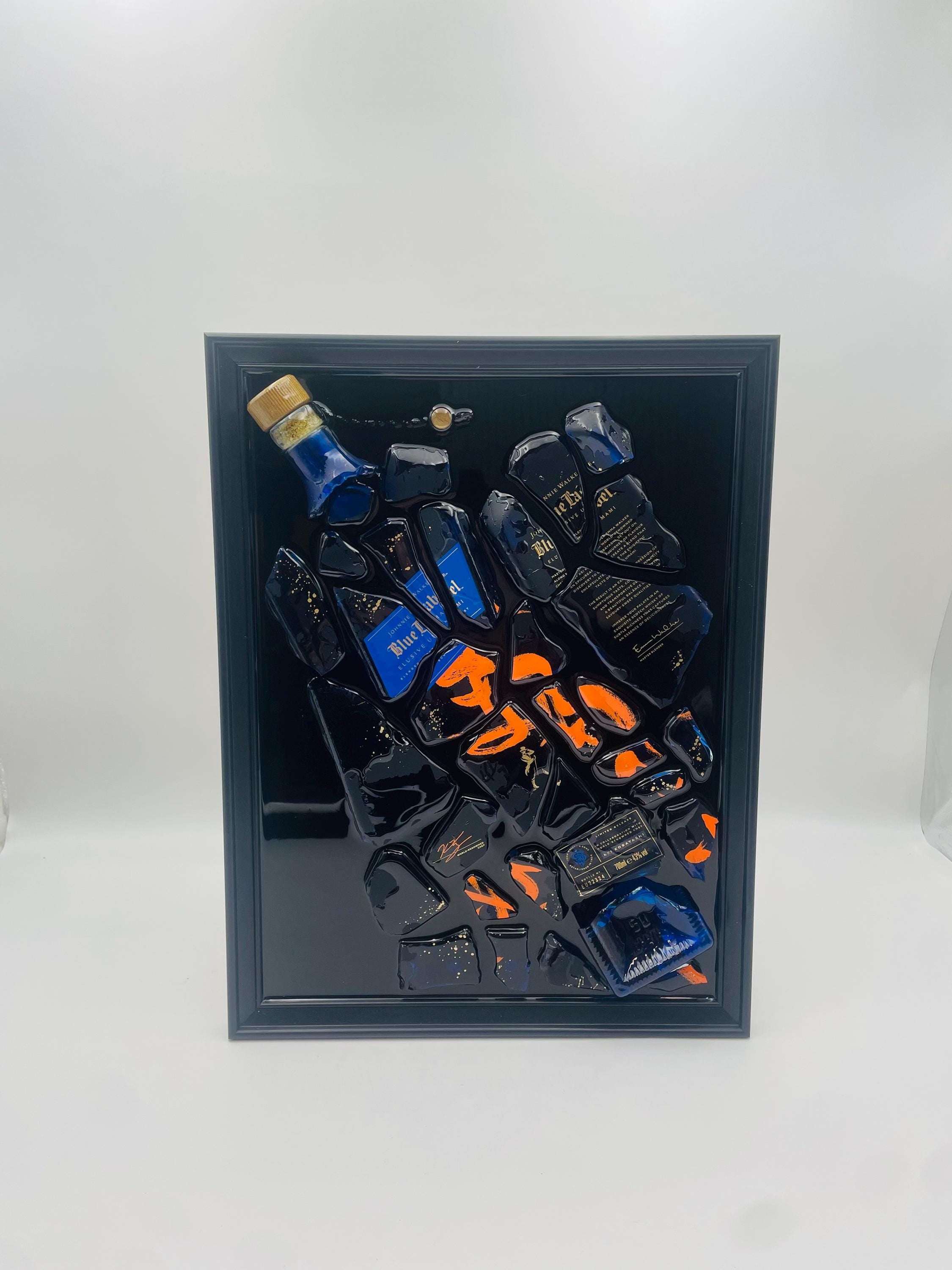Johnnie Walker Blue Label Umami Broken Bottle Art