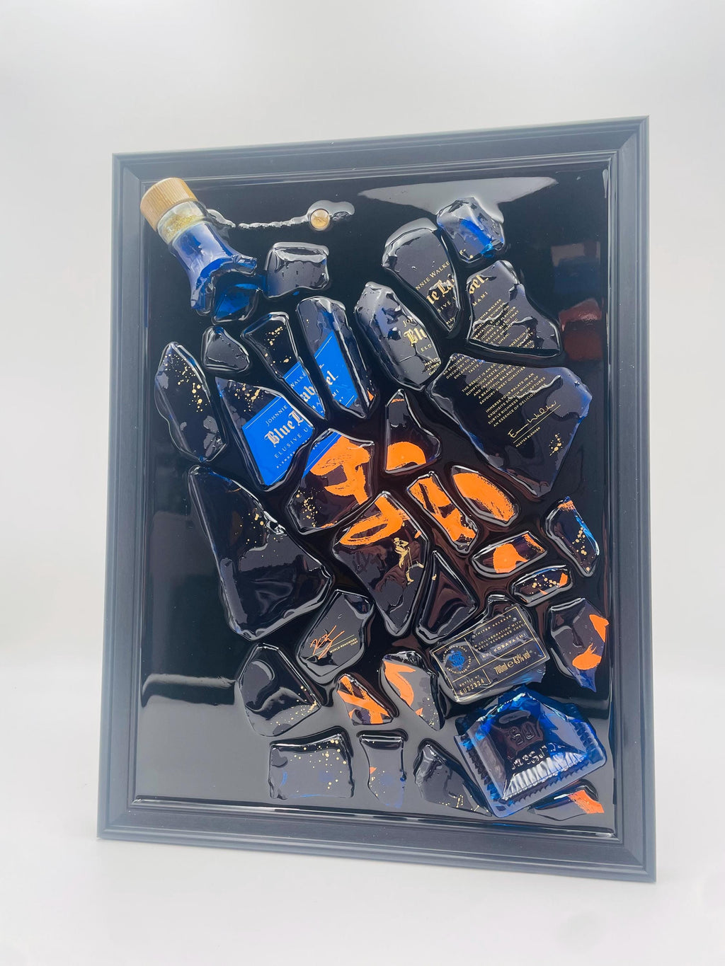 Johnnie Walker Blue Label Umami Broken Bottle Art