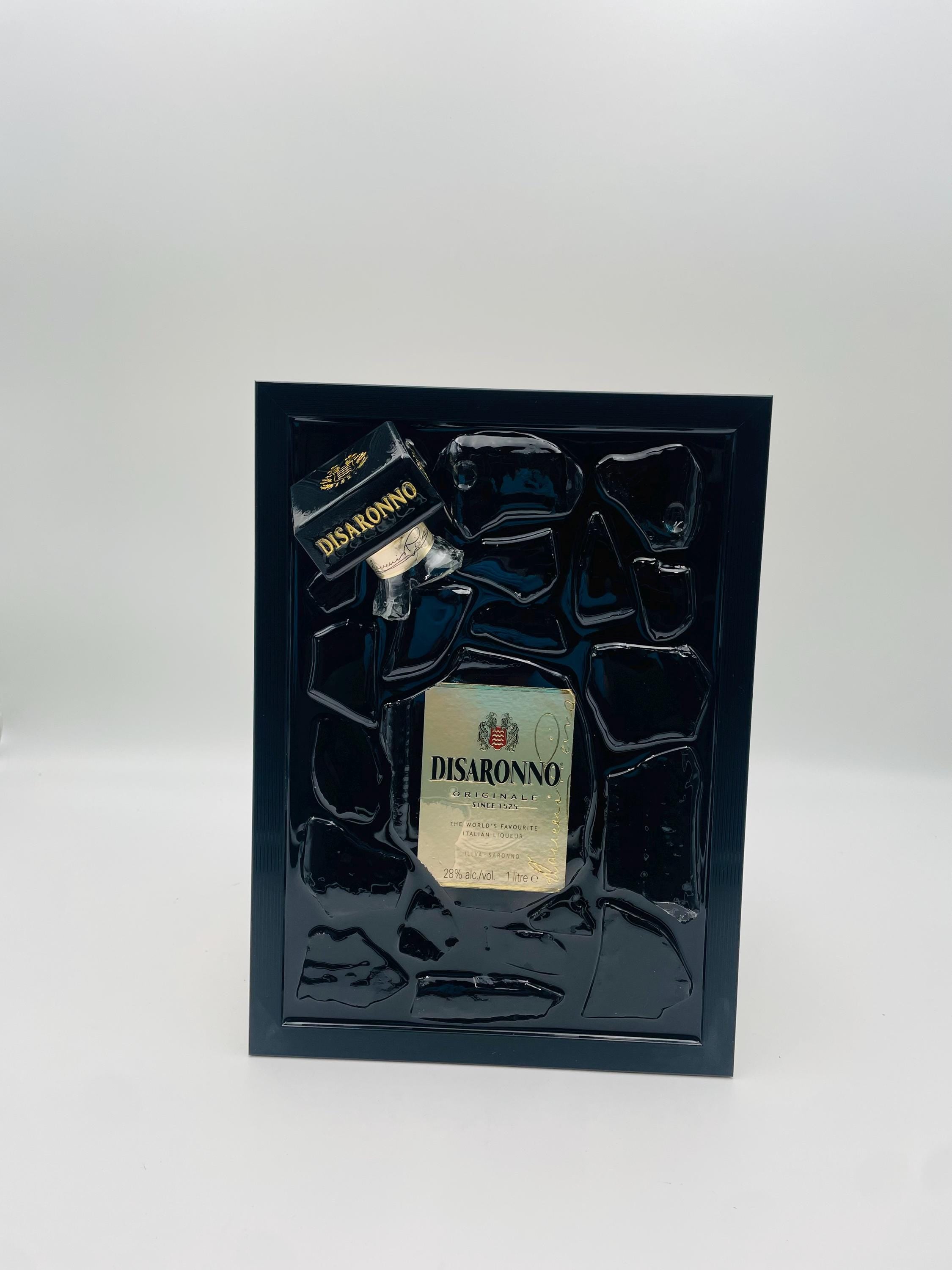 Disaronno Broken Bottle Art
