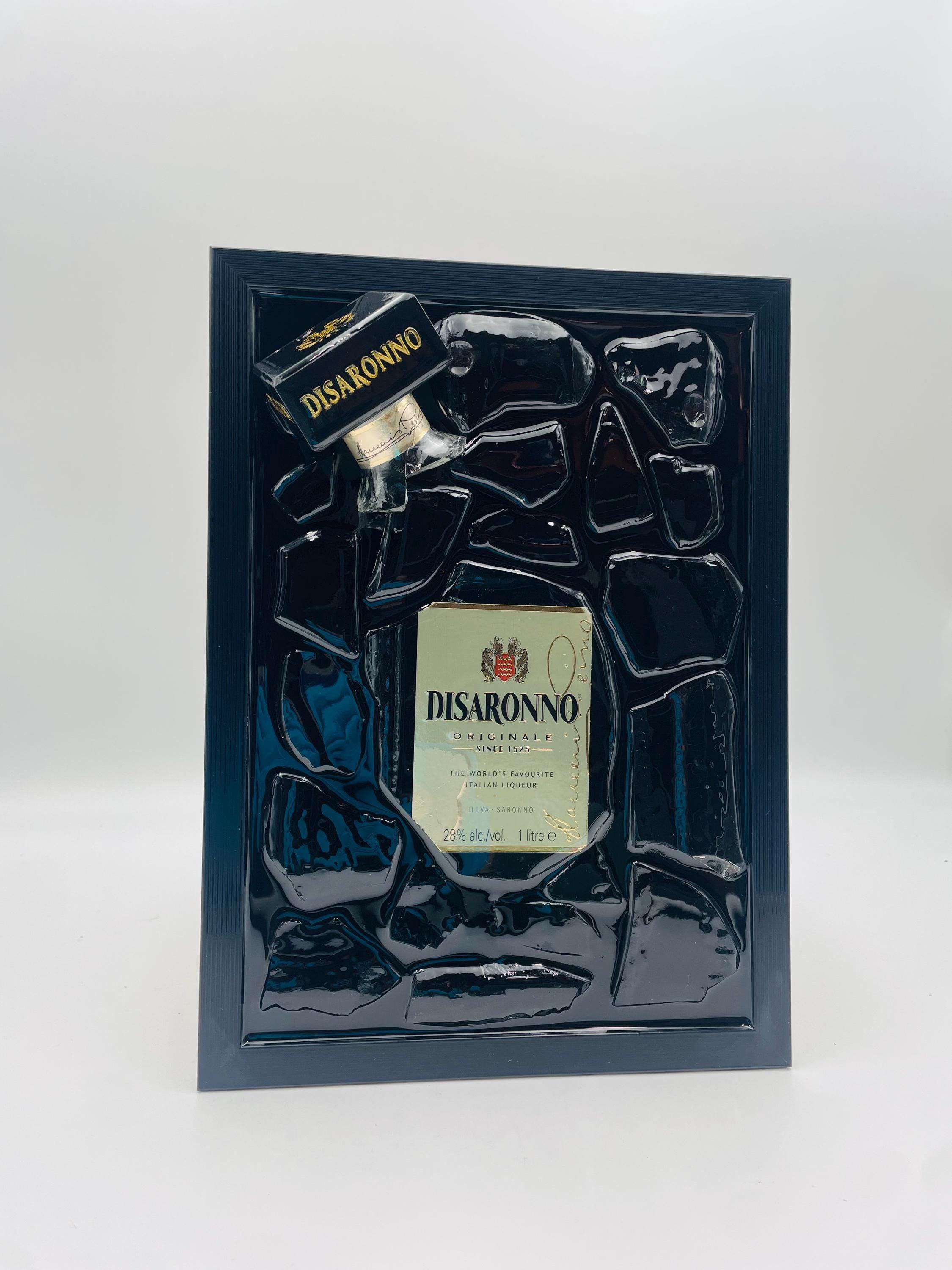 Disaronno Broken Bottle Art