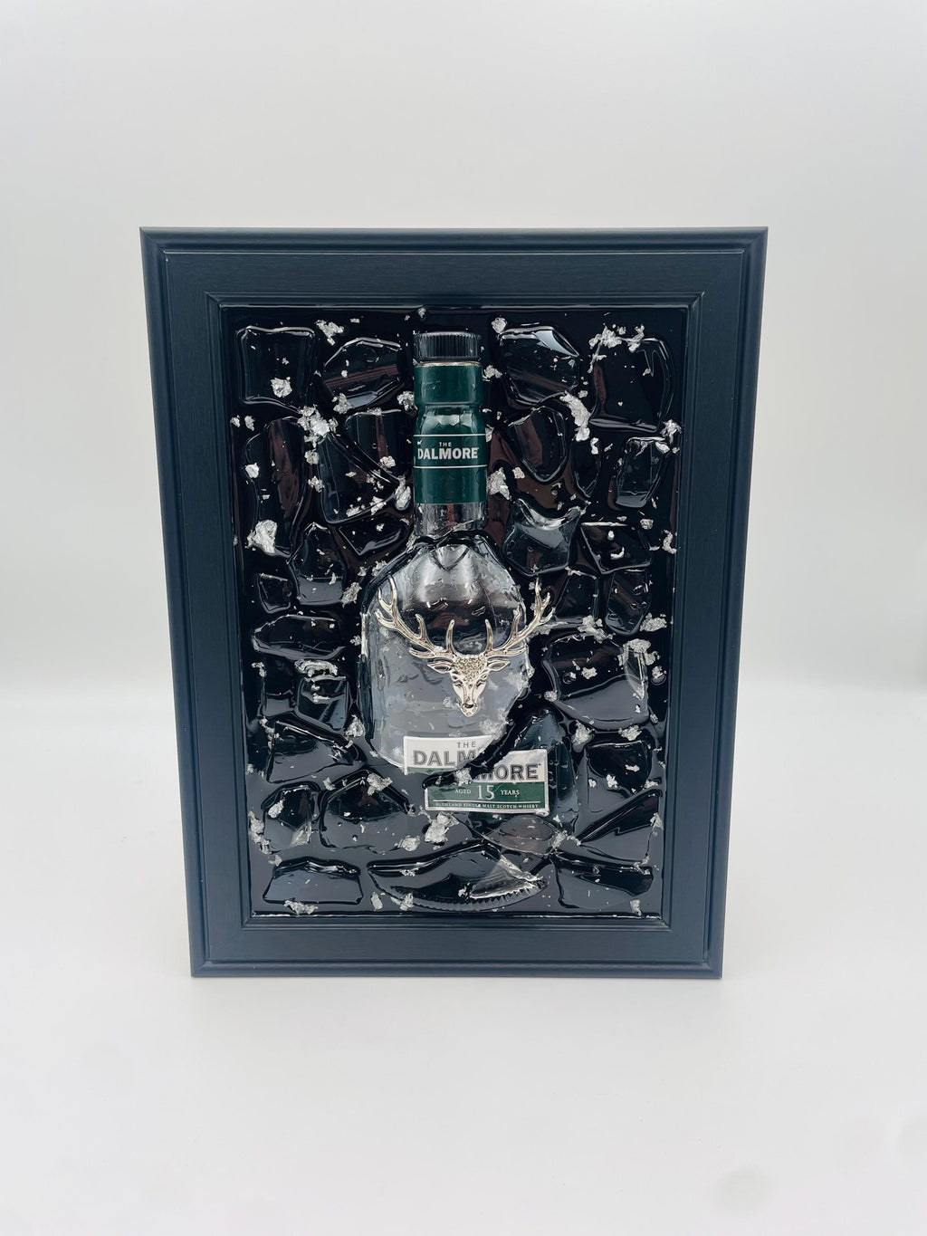Dalmore Whiskey Broken Bottle Art