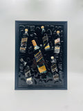 Johnnie Walker Mini Collection Label Broken Bottle Art