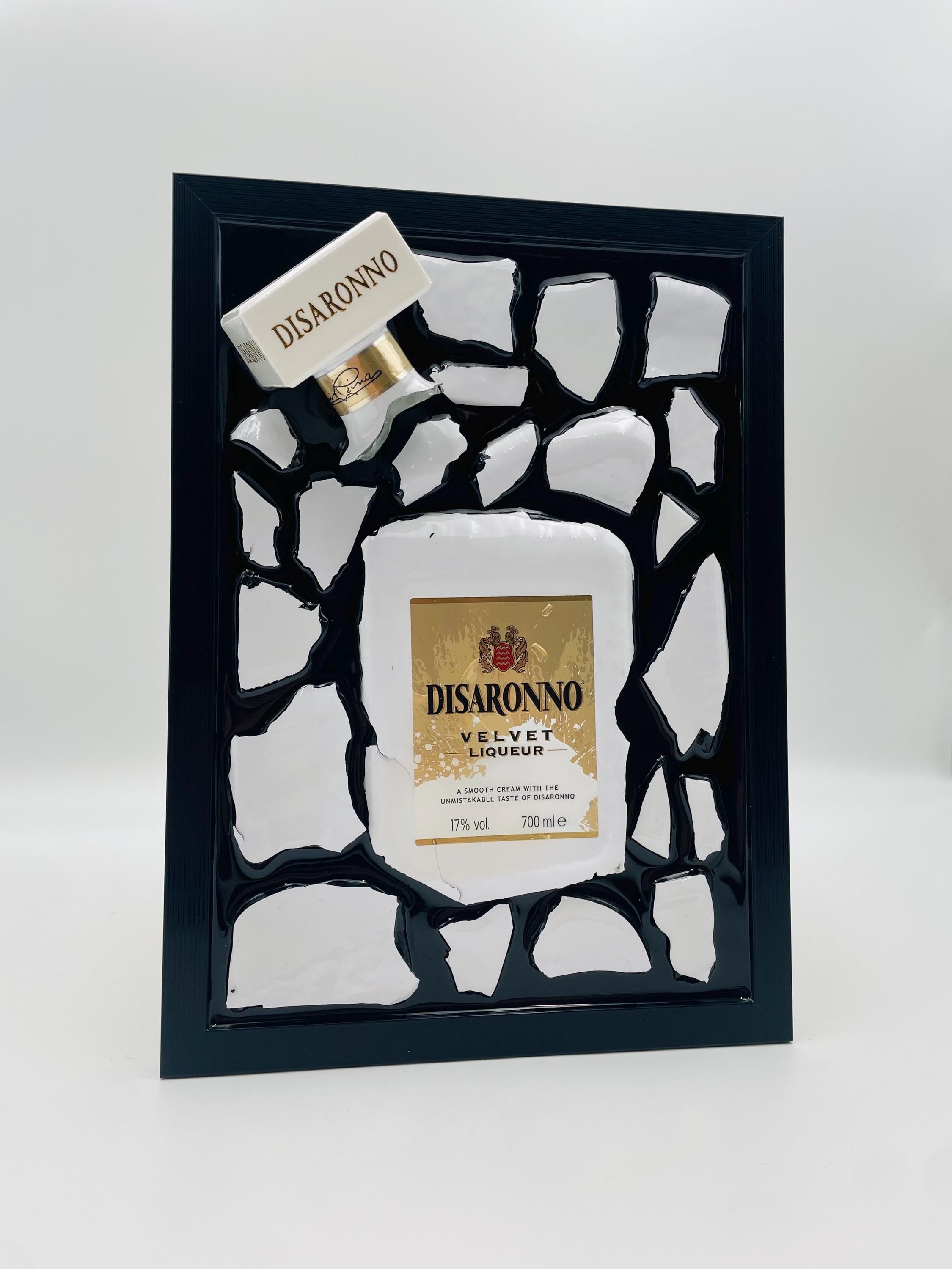 Disaronno White Broken Bottle Art