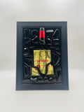 Petrus Wine Broken Bottle Art