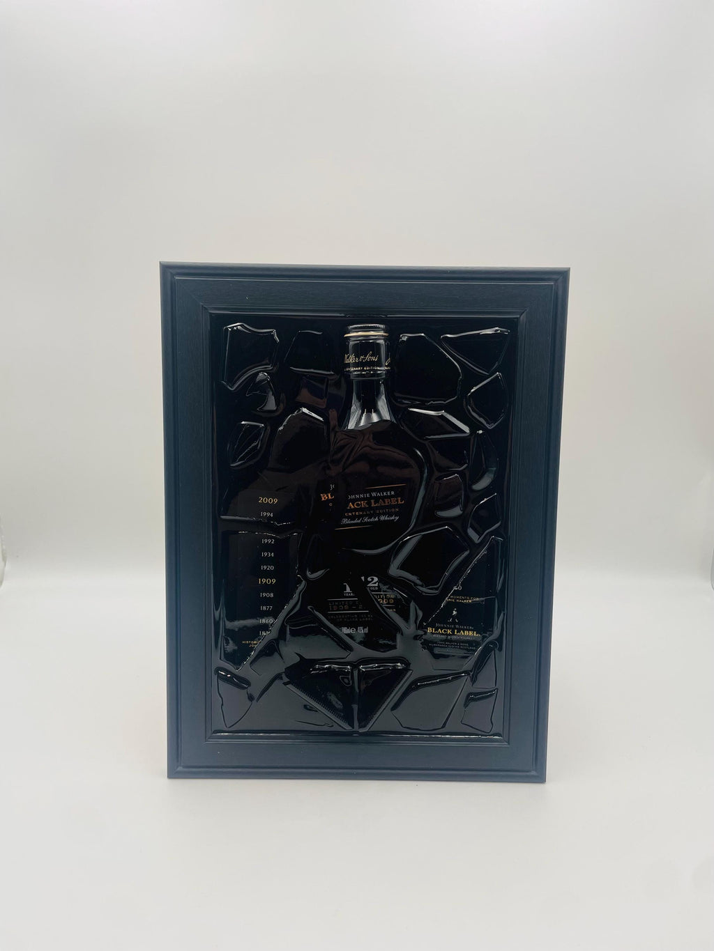 Johnnie Walker Black Label 12 Year Broken Bottle Art