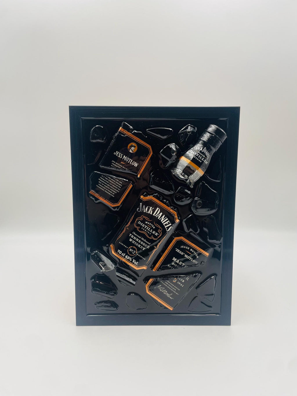 Jack Daniels Bronze Master Broken Bottle Art