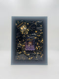 Disaronno 500 Year Purple Broken Bottle Art