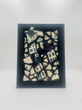 KLM Houses Broken Bottle Art