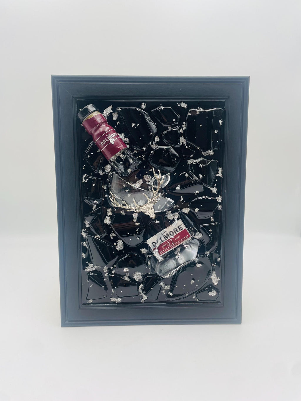 Dalmore Red Broken Bottle Art