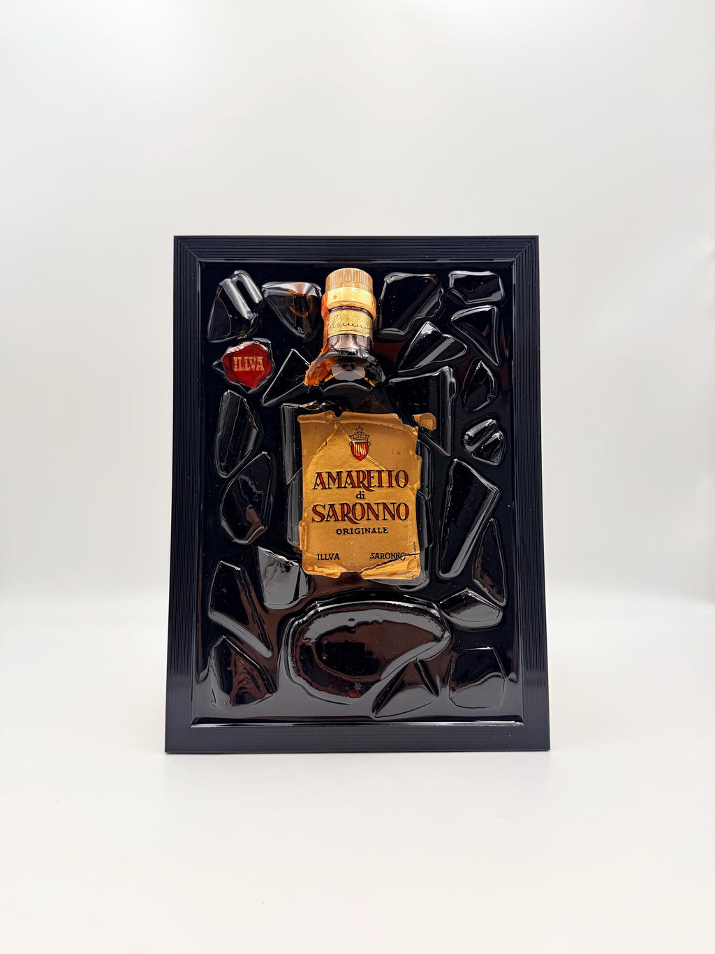 Amaretto di Saronno Broken Bottle Art