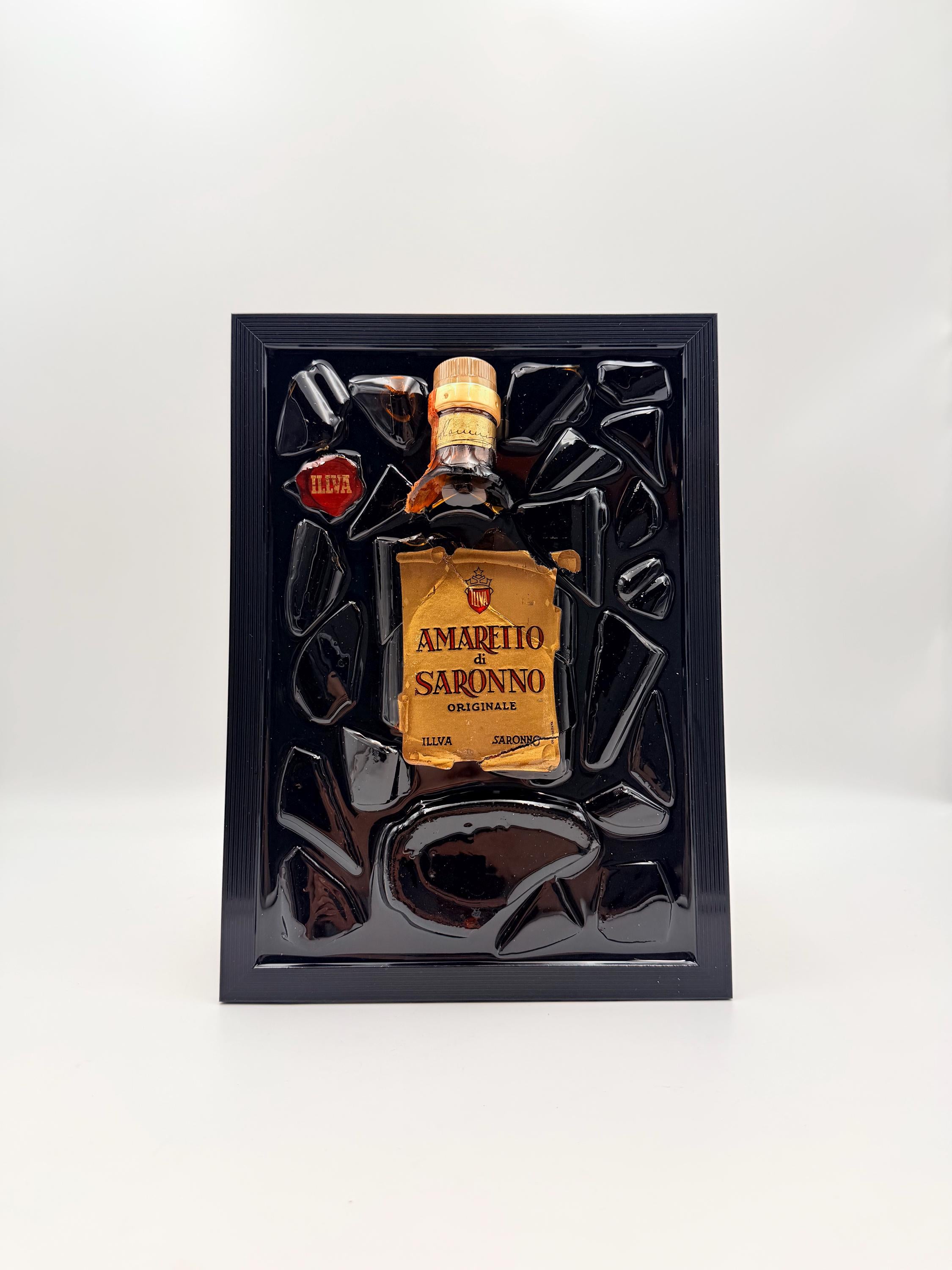 Amaretto di Saronno Broken Bottle Art