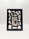 Amuerte White  Broken Bottle Art