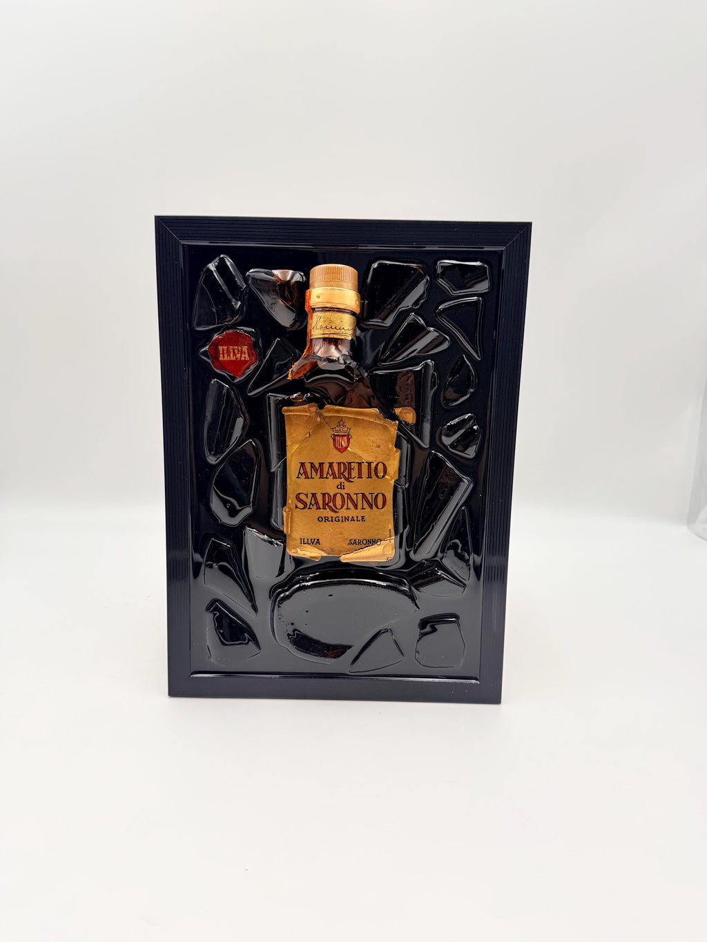 Amaretto di Saronno Broken Bottle Art