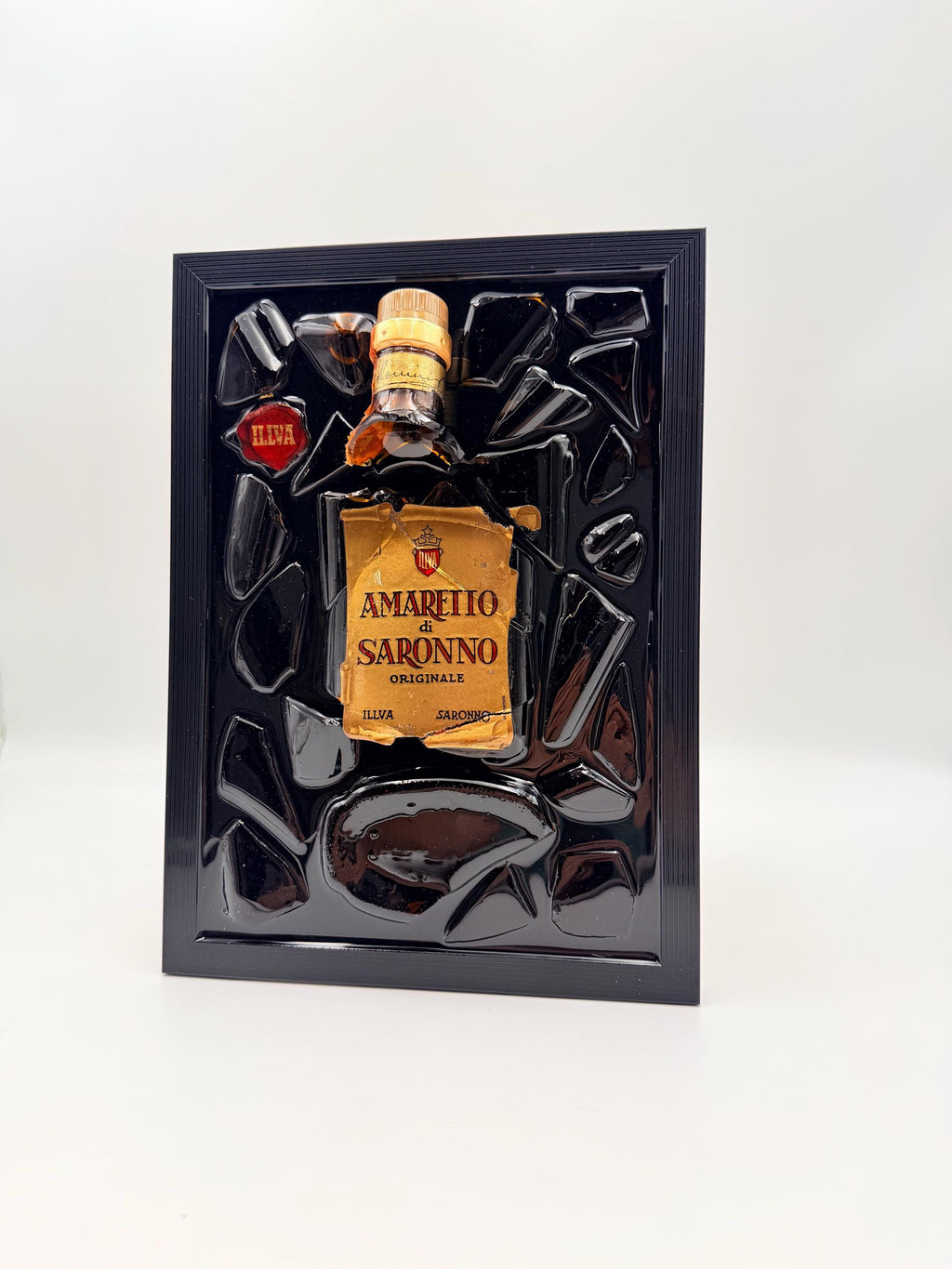 Amaretto di Saronno Broken Bottle Art