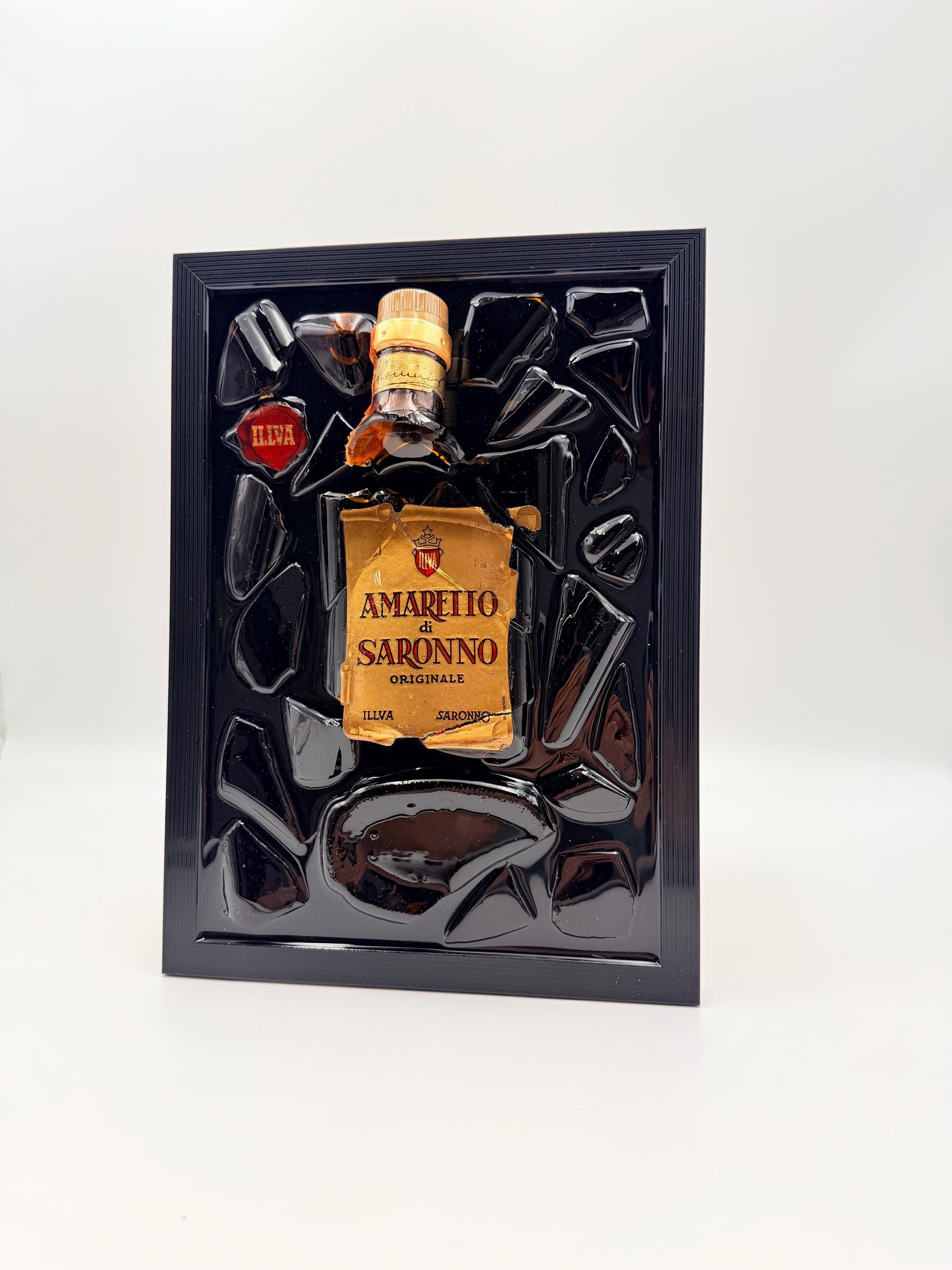 Amaretto di Saronno Broken Bottle Art