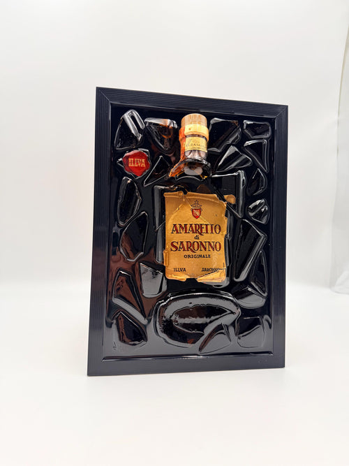 Amaretto di Saronno Broken Bottle Art