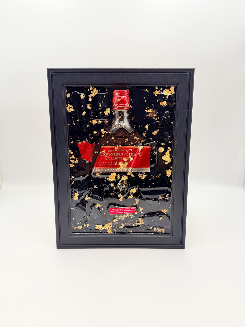 Johnnie Walker Explorers Club Collection Broken Bottle Art