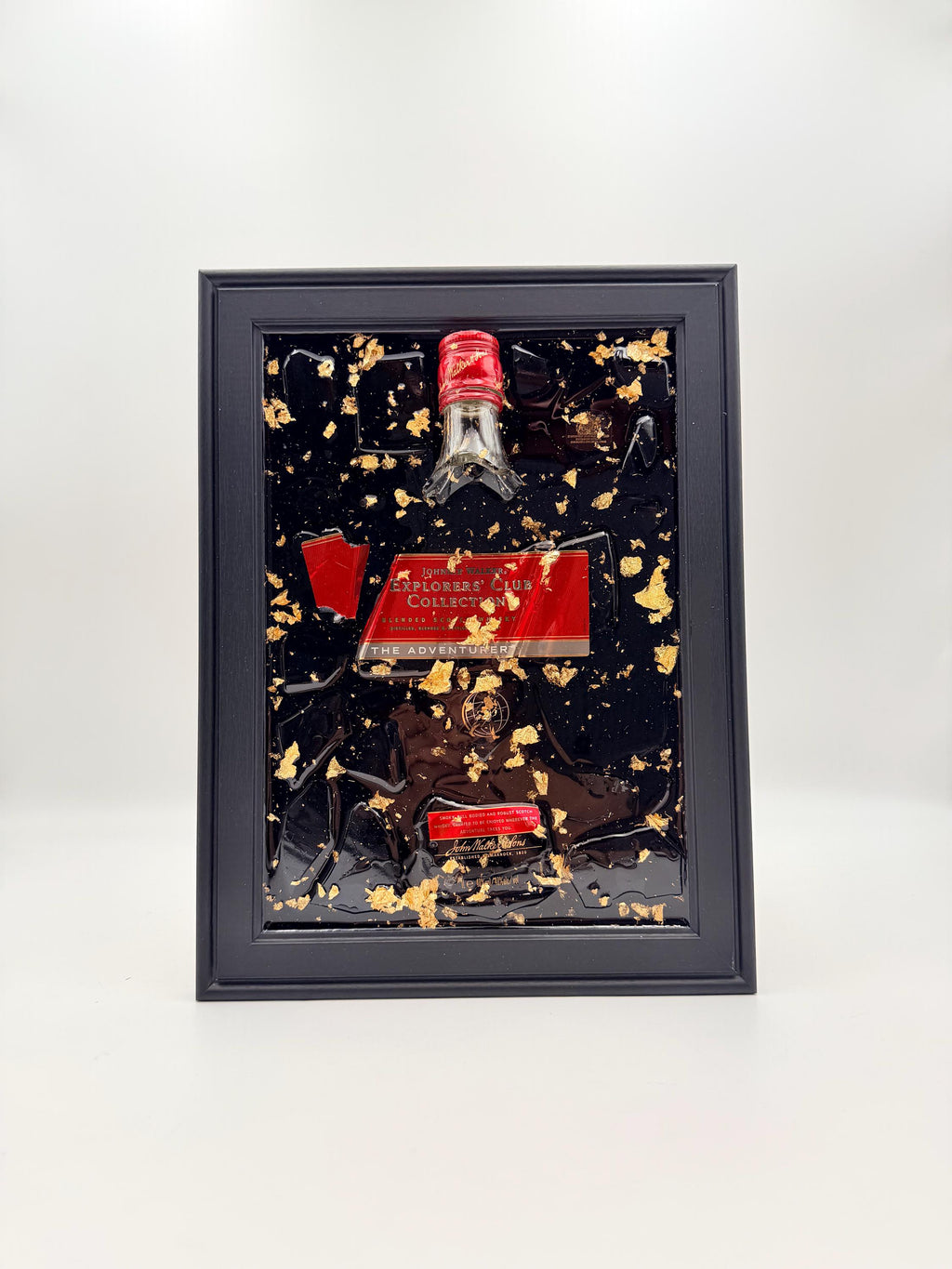 Johnnie Walker Explorers Club Collection Broken Bottle Art