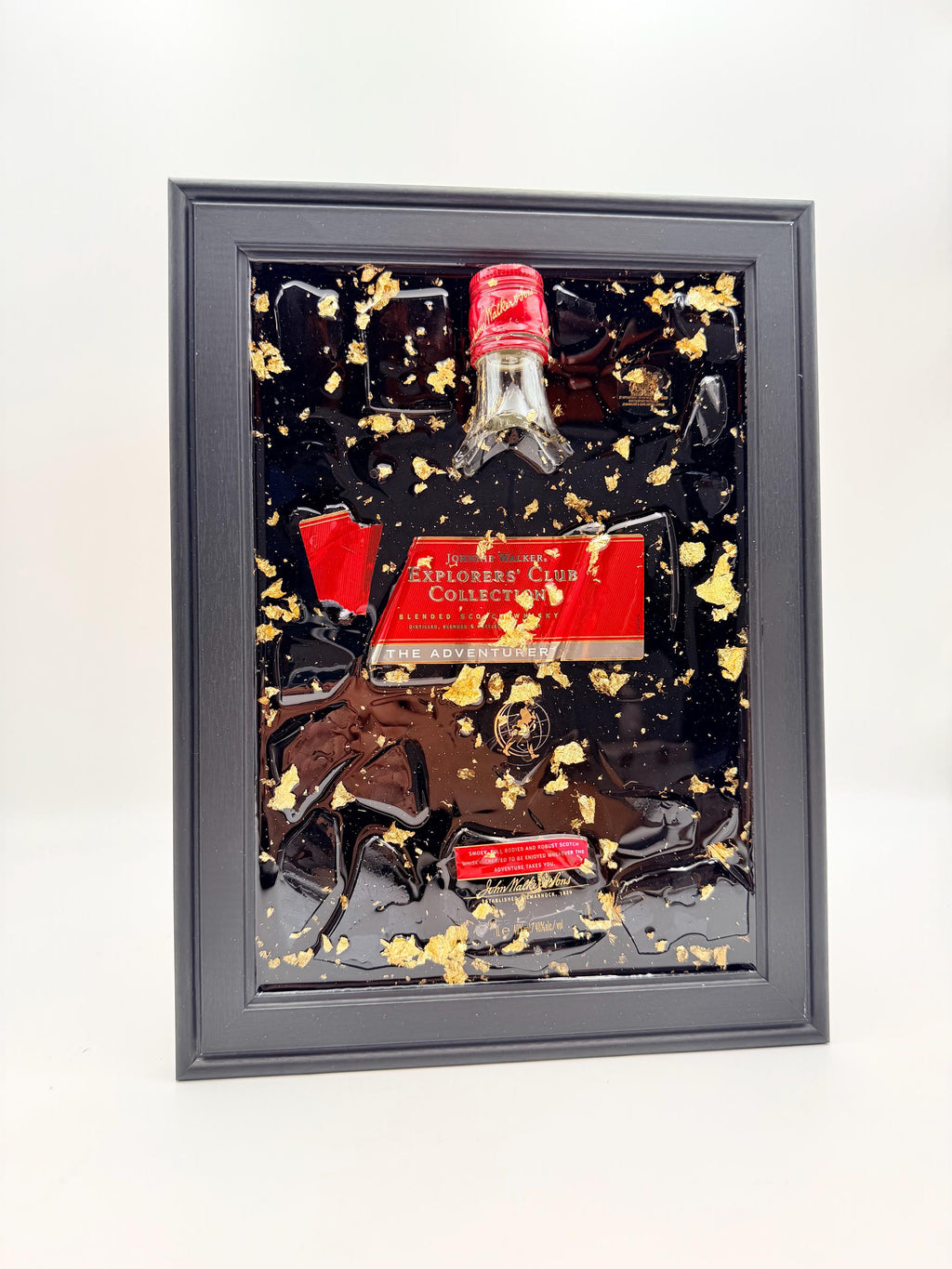 Johnnie Walker Explorers Club Collection Broken Bottle Art
