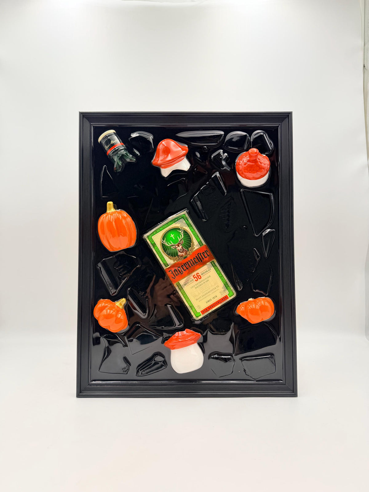 Jägermeister Fall Broken Bottle Art