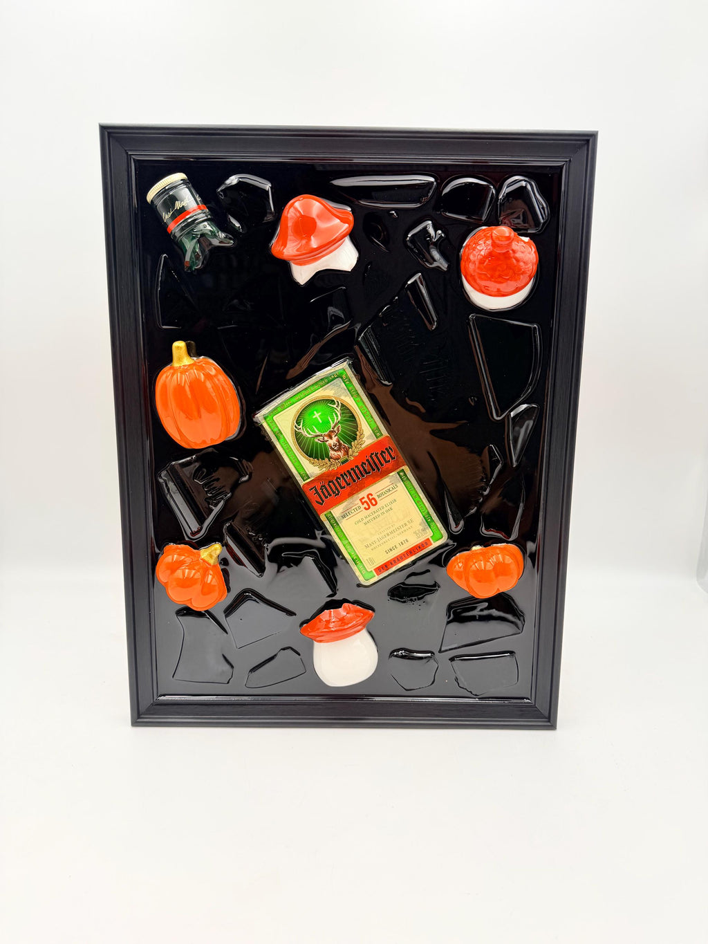 Jägermeister Fall Broken Bottle Art