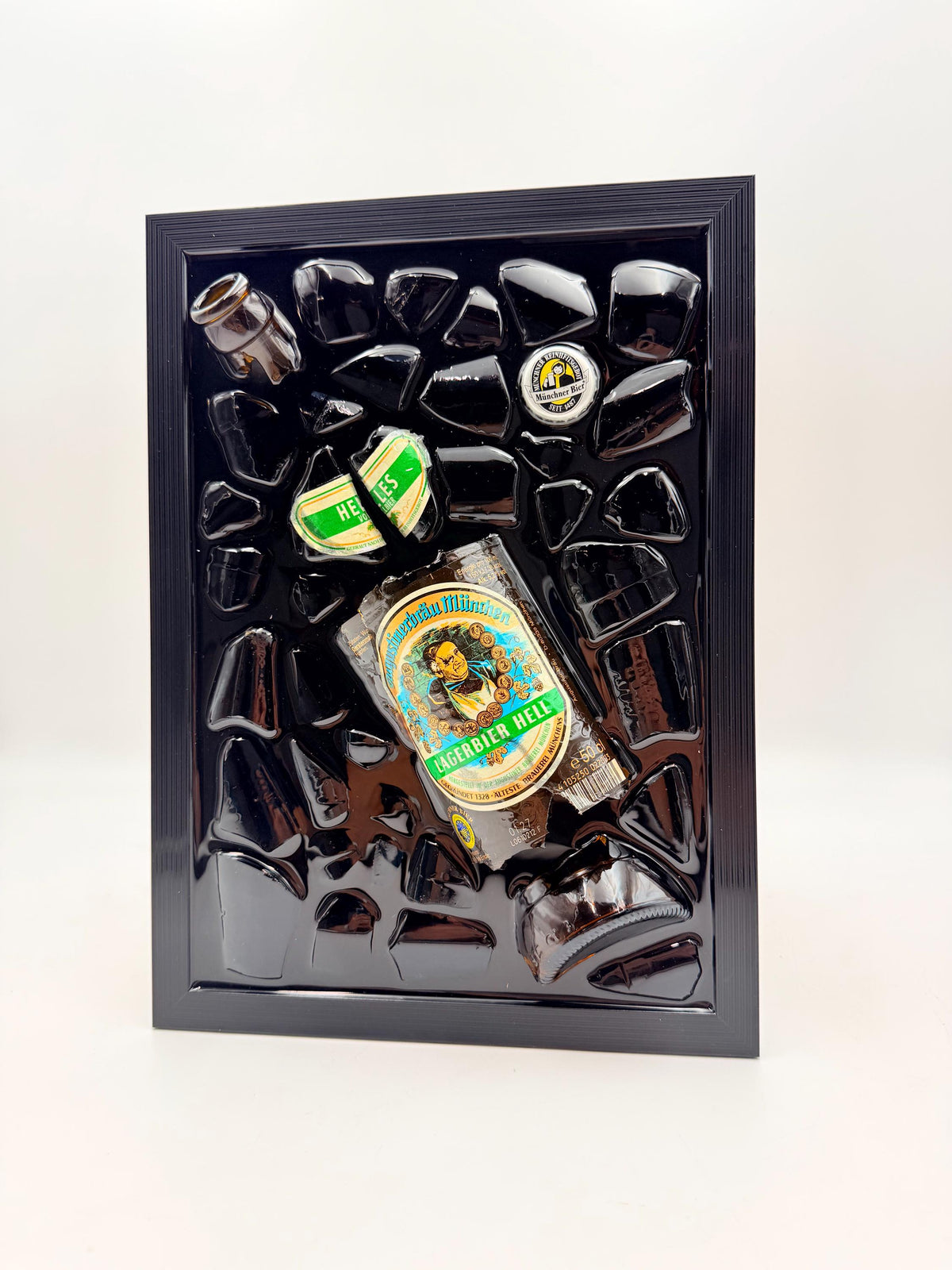 Augustinerbrau Lagerbier Hell Broken Bottle Art