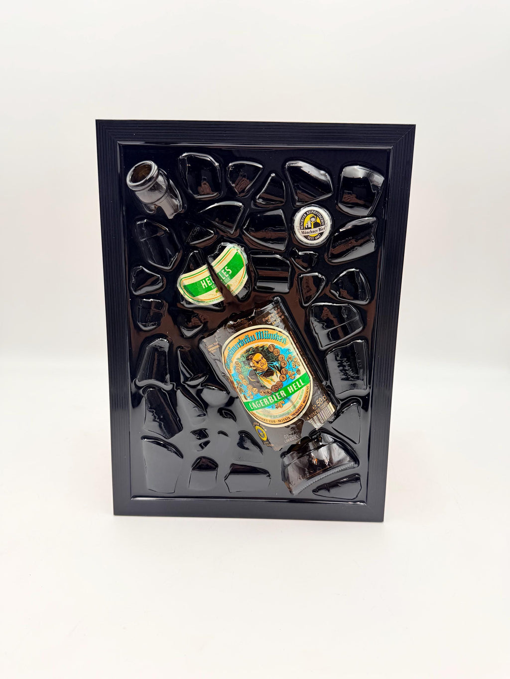 Augustinerbrau Lagerbier Hell Broken Bottle Art