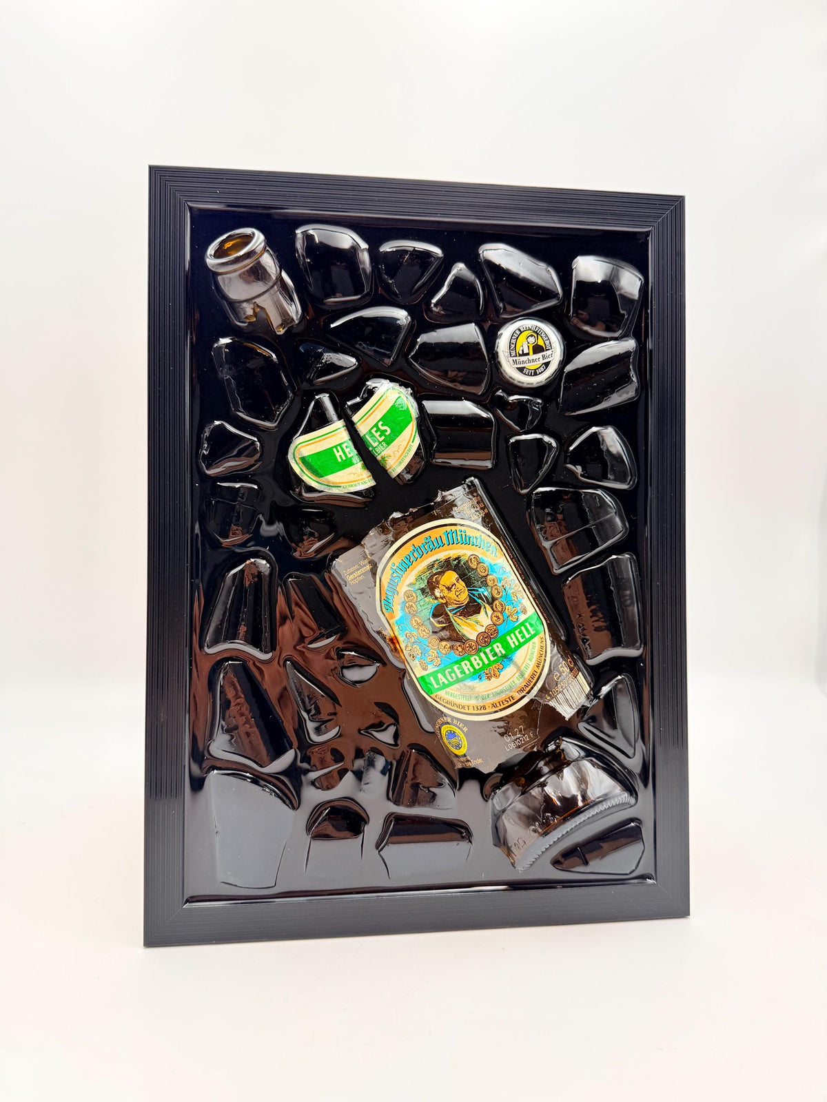 Augustinerbrau Lagerbier Hell Broken Bottle Art