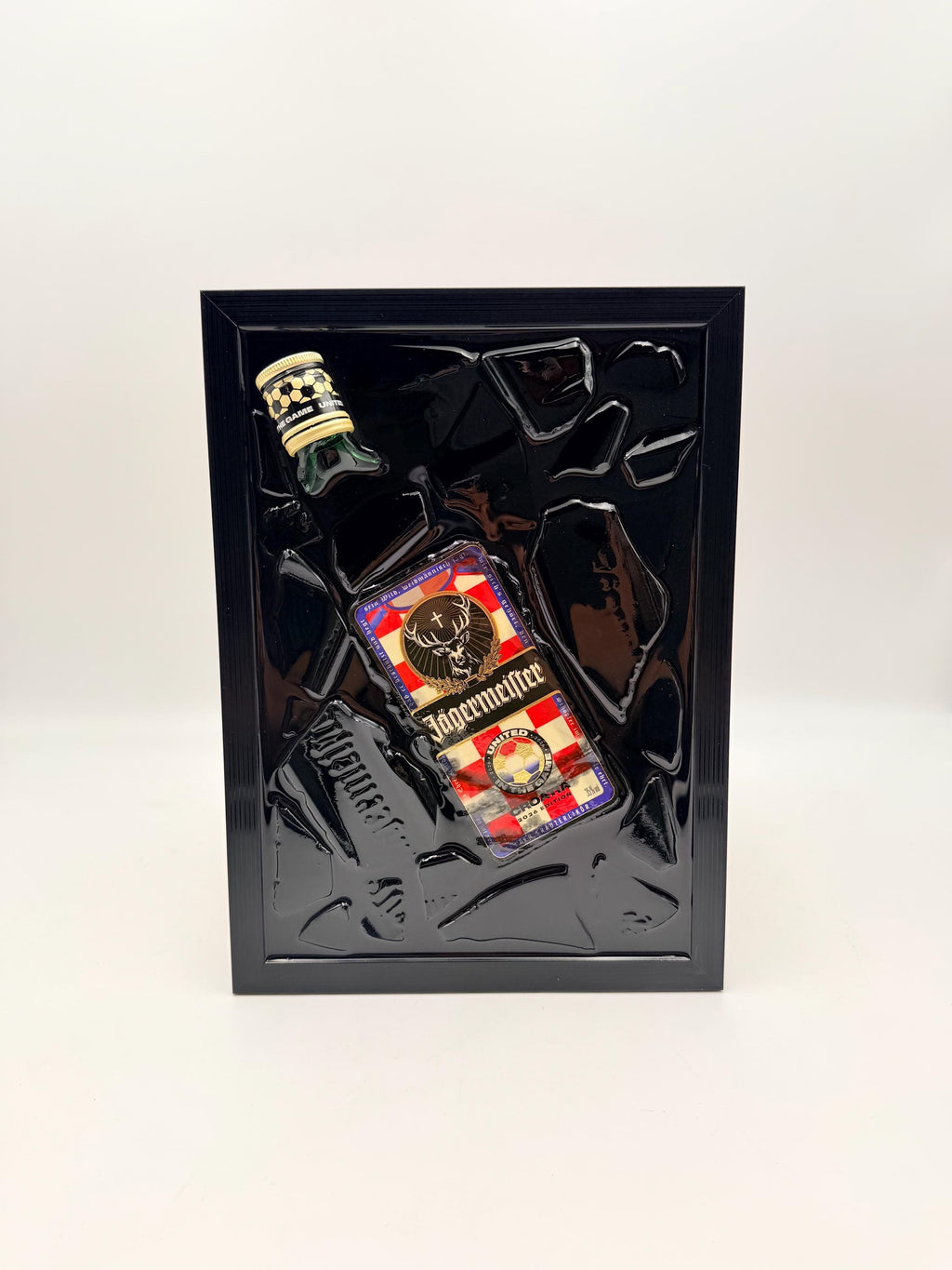 Jägermeister Kroatian Football Broken Bottle Art